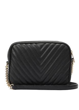 Стильна сумка the victoria’s secret top-zip crossbody black lily2 фото