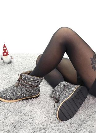 Зимние женские ботинки louis vuitton6 фото