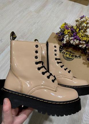 Зимние женские ботинки  dr. martens6 фото