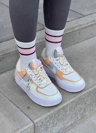 Женские кроссовки nike air force shadow зимние4 фото