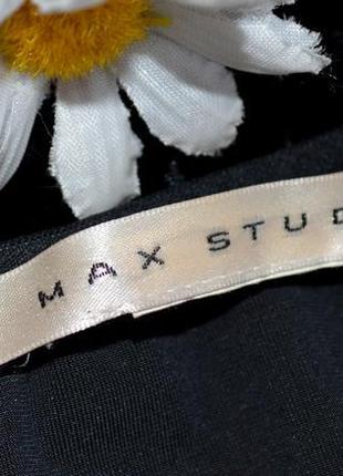 Брендовая черная велюровая блуза кофта max studio3 фото