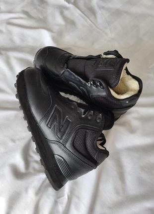 Жіночі кросівки new balance 574 зимові8 фото