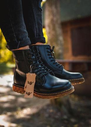 Зимові чоловічі черевики dr. martens2 фото