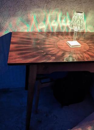 ❤️😱дерев'яний стіл 🔥 лакований стіл з дерева кухонний стіл на кухню обідній стіл стол деревянный3 фото