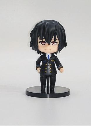 Фигурки из аниме: великий из бродячих псов (bungou stray dogs) набор 6 фигурок