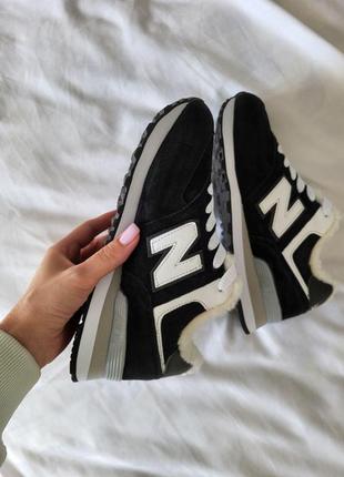 Жіночі кросівки new balance 574 зимові4 фото