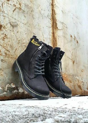 Зимові чоловічі черевики dr. martens1 фото