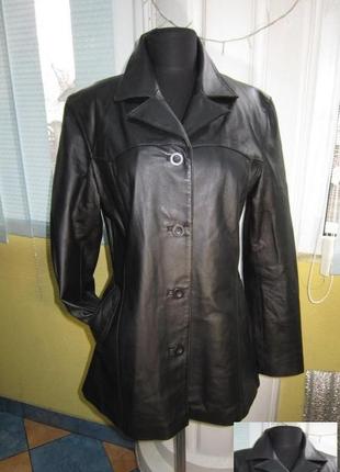 Оригинальная женская кожаная куртка echtes leder. германия. лот 8691 фото