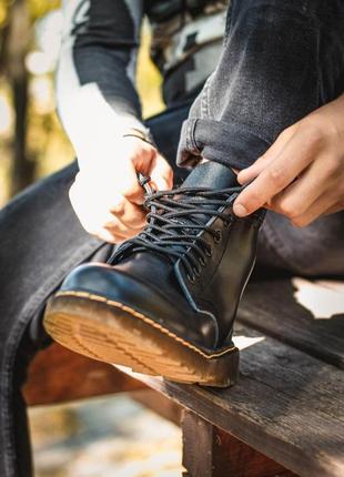 Зимові чоловічі черевики dr. martens7 фото