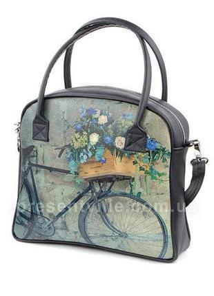 Сумка з принтом oxford