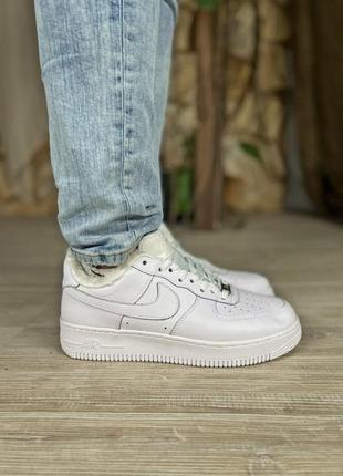 Женские кроссовки nike air force 1 low зимние1 фото