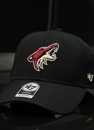 Оригінальна чорна кепка 47 brand nhl arizona coyotes