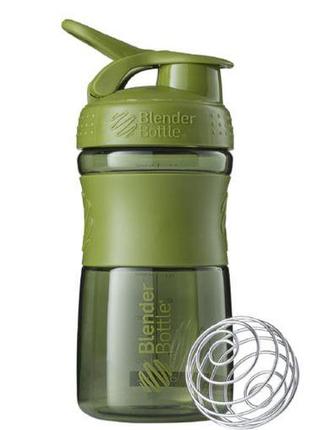 Шейкер спортивний (пляшка) blenderbottle sportmixer 20oz/590ml moss green (original)