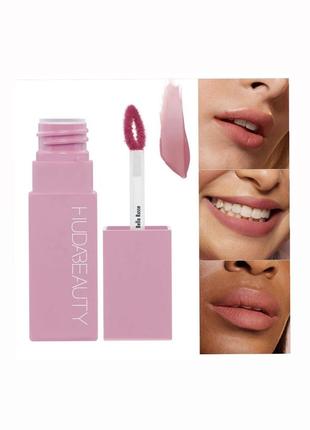 Тинт для губ от huda beauty в оттенке rosy kiss1 фото