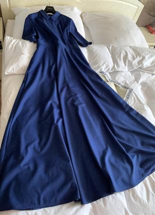 Элегантное платье в пол | musthave | длинное платье5 фото