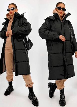 Трендовая куртка оверсайз🔥🔥🔥 ткань: плащевка, силикон 250, качественная фурнитура цвет: черный, графит разм4 фото