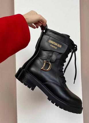 Зимние женские ботинки dior boots