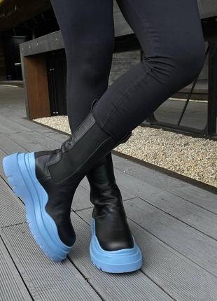 Женские ботинки bottega veneta  зимние8 фото