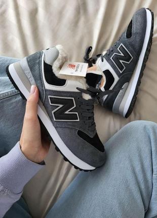 Жіночі кросівки new balance 574 зимові10 фото