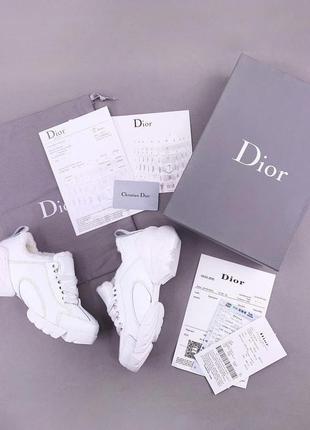 Женские кроссовки dior d-connect зимние5 фото