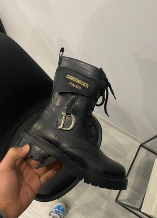 Зимние женские ботинки dior boots