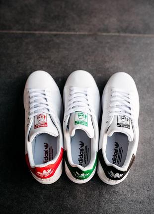 Adidas stan smith white red,  кеды/кроссовки адидас стен смит (36рр-45рр)  адідас стен сміт10 фото