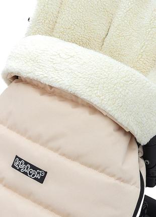 Зимовий конверт babyroom wool n-20 бежевий7 фото