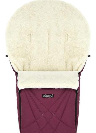 Зимний конверт babyroom wool n-8 bordo бордовый