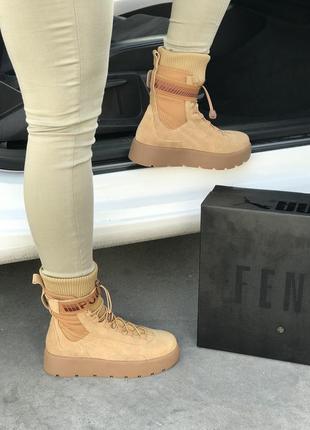 Зимние женские ботинки fenty x puma7 фото