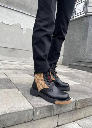 Зимние женские ботинки  gucci boots3 фото