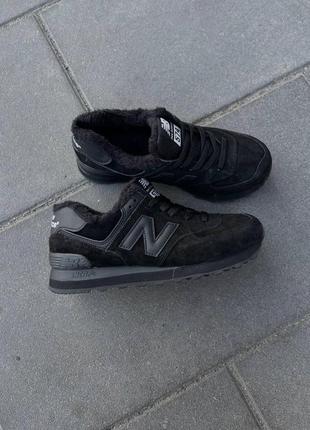 Жіночі кросівки new balance 574 зимові4 фото