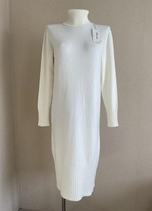 Стильне, затишне,базове тепле плаття-светр, з кашеміром1 фото