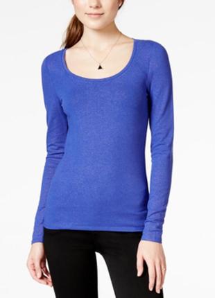 Красива футболка стрейч кольору clematis blue