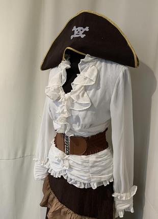 Пиратка стимпанк костюм карнавальный4 фото
