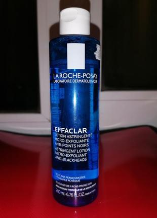 Лосьйон (тонік) la roche-posay effaclar для очищення і звуження пор,