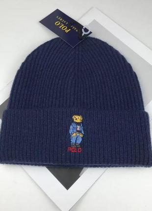 Зимова шапка polo bear2 фото