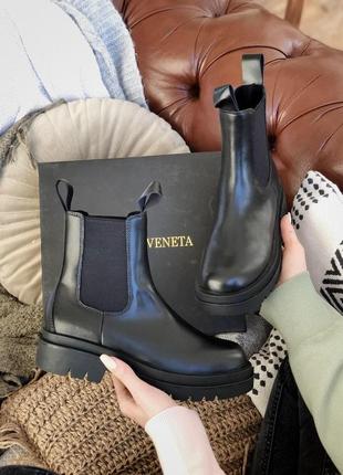 Жіночі черевики bottega veneta зимові