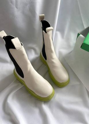 Жіночі черевики 😍 bottega veneta зимові2 фото