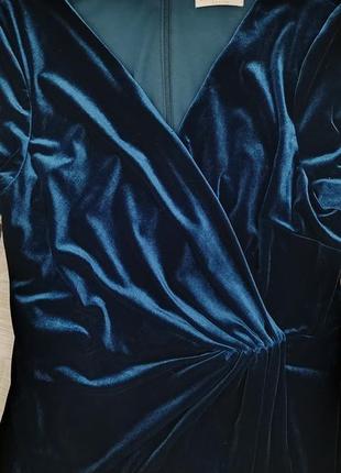 Платье женское бархатное вечернее стильное jacques vert5 фото