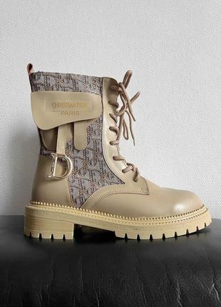 Зимние женские ботинки dior boots