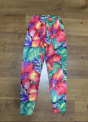 Вінтаж ретро 80х лосини легінси диско-аеробіка