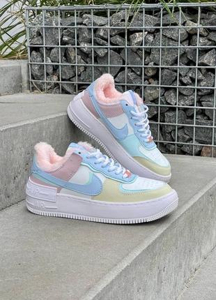 Женские кроссовки nike air force shadow зимние