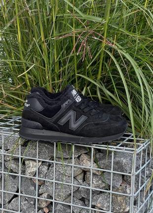 Женские кроссовки new balance 574 зимние