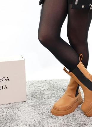 Женские ботинки bottega veneta зимние6 фото