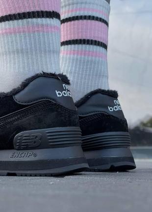 Жіночі кросівки new balance 574 зимові6 фото