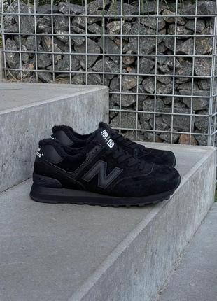 Жіночі кросівки new balance 574 зимові2 фото