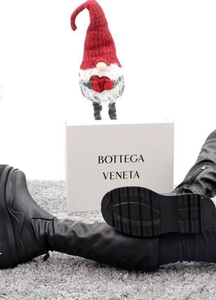 Жіночі черевики bottega veneta зимові5 фото