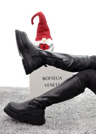 Жіночі черевики bottega veneta зимові7 фото