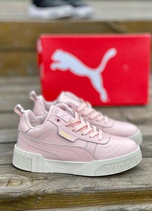 Женские кроссовки puma cali  зимние6 фото