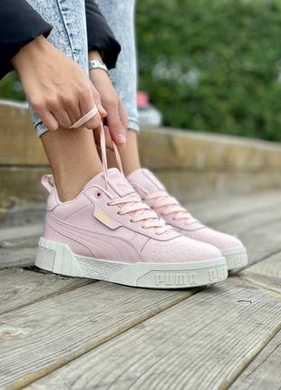 Женские кроссовки puma cali  зимние5 фото